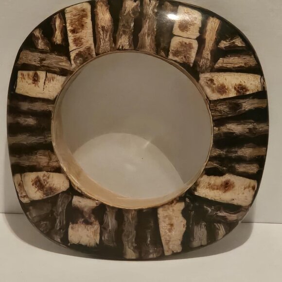 2 Vintage Bracelets - Chunky jewelry, wooden plastic bangle bracelet - Picture 3 of 6